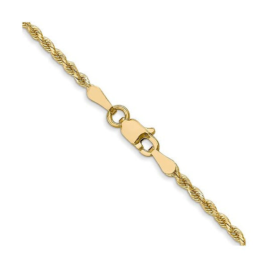 Leslie's 14K 1.75mm Diamond-Cut Rope Chain